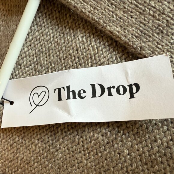 NWT The Drop Heather Mushroom V-Neck Cardigan Sweater - Picture 5 of 7